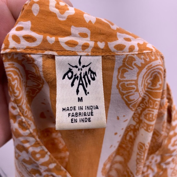 Prana Boho Tunic Blouse Tops Womens Size M - Picture 6 of 8